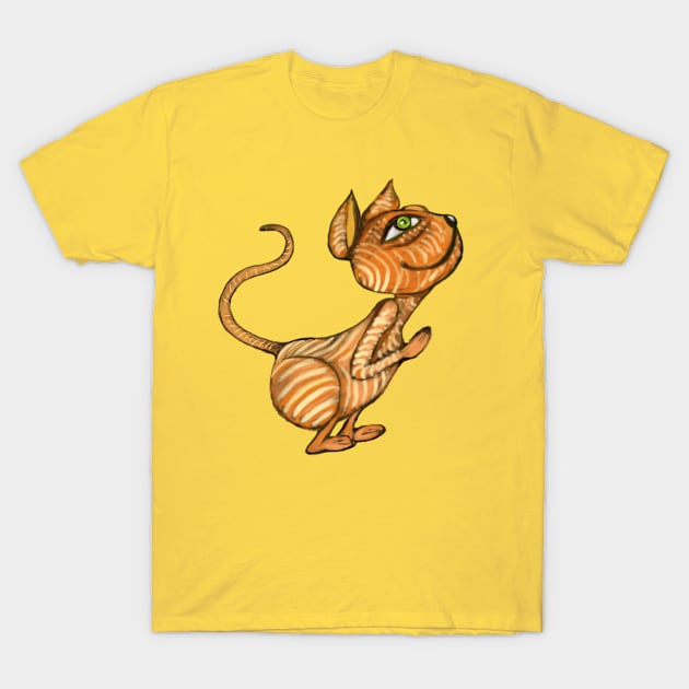 Great Cat T-Shirt by david93950